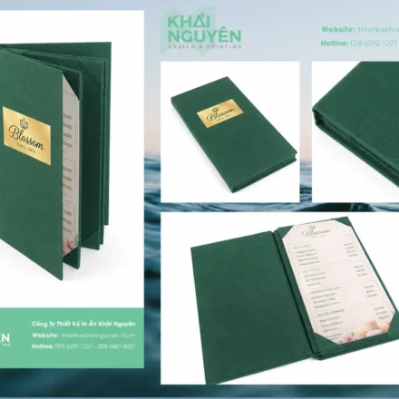 In Menu Vải TPHCM – Nhẹ, Bền, Sang Trọng – Xu Hướng 2026 Cơ sở in menu vải tphcm nhanh rẻ đẹp