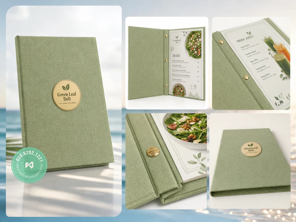 In Menu Vải TPHCM – Nhẹ, Bền, Sang Trọng – Xu Hướng 2026 32 Dịch vụ in menu vải giá sỉ