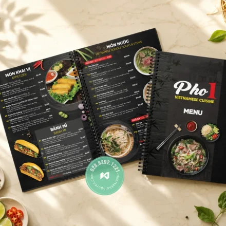 In Menu Giao Hàng Toàn Quốc – Đặt Online, Free Ship Tận Nơi Từ TPHCM In menu nhanh tại TPHCM, giao hàng toàn quốc