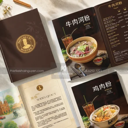 Thiết Kế Menu Phở Master Y | Dự Án Menu Song Ngữ Hoa Việt Tại TPHCM Thiết Kế Menu Phở Master Y | Dự Án Menu Song Ngữ Hoa Việt Tại TPHCM
