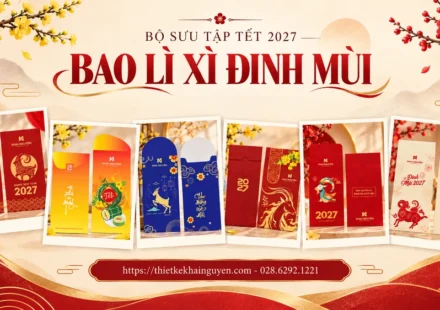 Bao lì xì Đinh Mùi - Mẫu mới 2027