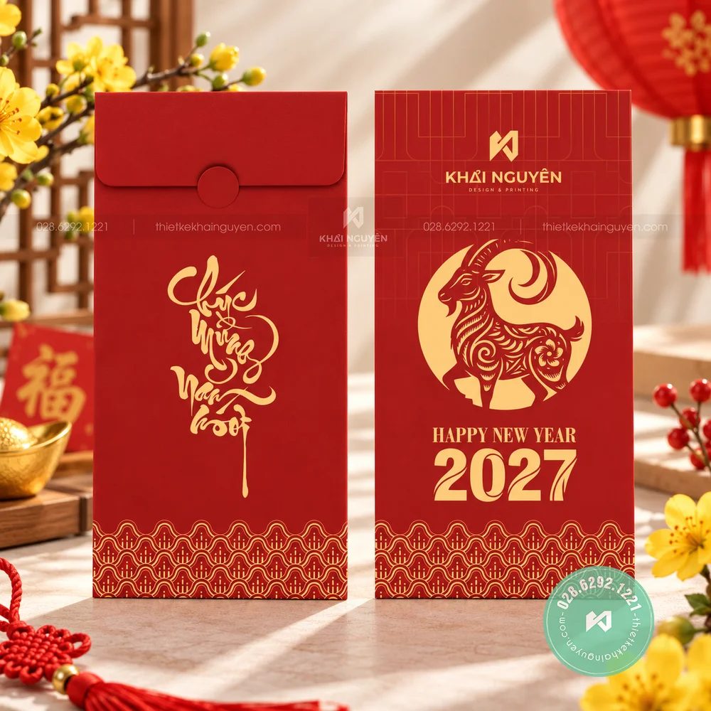 Mẫu Bao Lì Xì Màu Đỏ 2027 Cho Xuân Đinh Mùi May Mắn 10 So sánh các phương pháp in bao lì xì đỏ đẹp