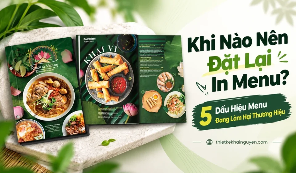 Khi Nào Nên Đặt Lại In Menu? 5 Dấu Hiệu Menu Đang Làm Hại Thương Hiệu