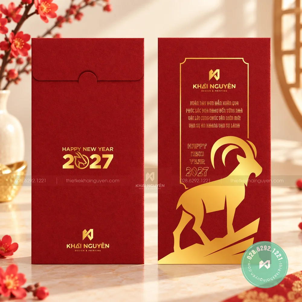 Mẫu Bao Lì Xì Màu Đỏ 2027 Cho Xuân Đinh Mùi May Mắn 3 Tại sao người ta thường dùng phong bao màu đỏ?